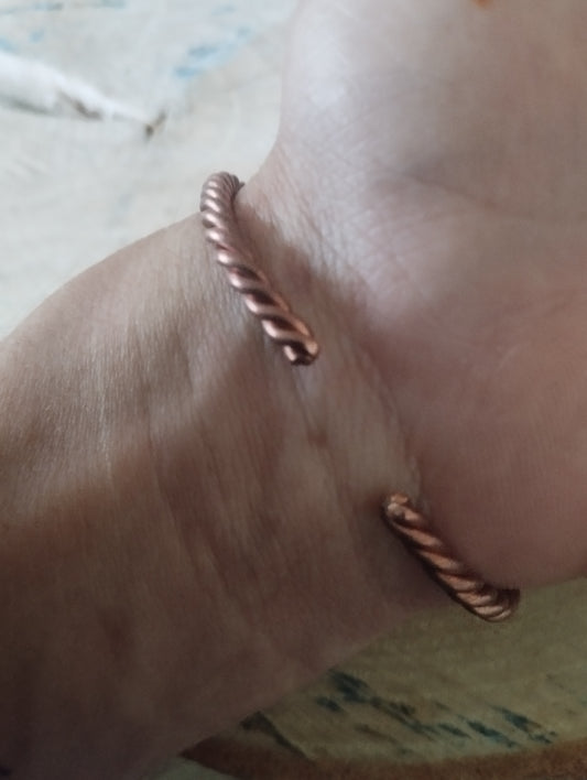 Bracelet cuivre fabrication artisanale Française